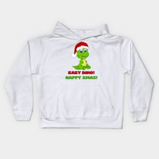 Dino Christmas Cheer Kids Hoodie